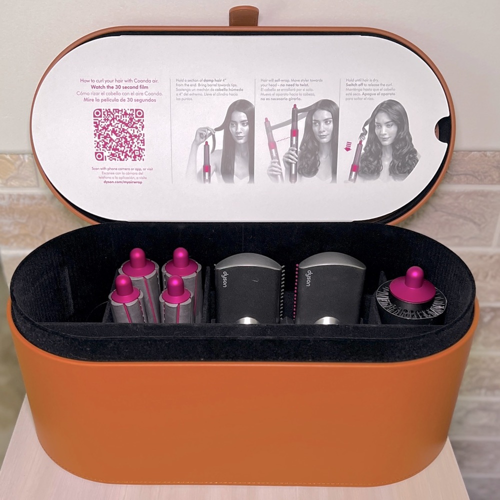 Dyson Airwrap Attachments and Case - Wand Not Included